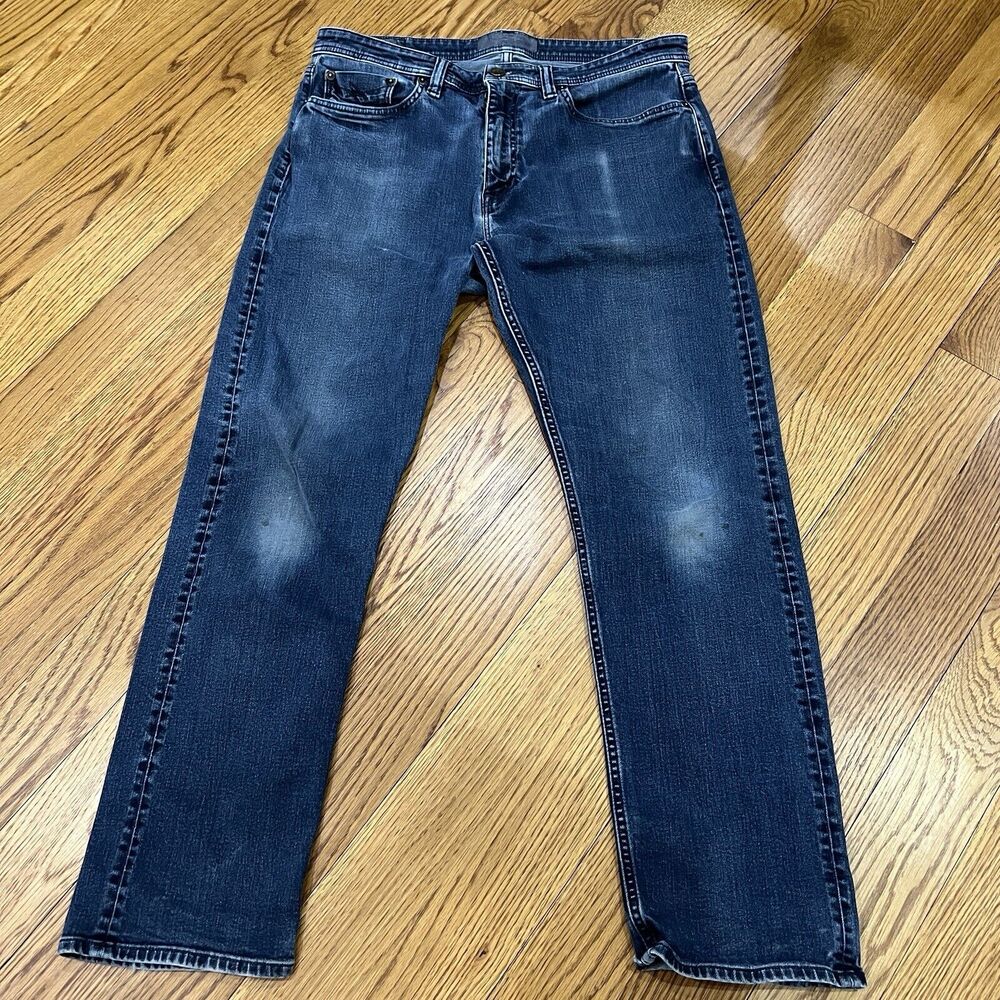 Revtown Jeans 36x30 Blue Decade Denim Sharp‎ Stretch Dark Wash 5 Pocket